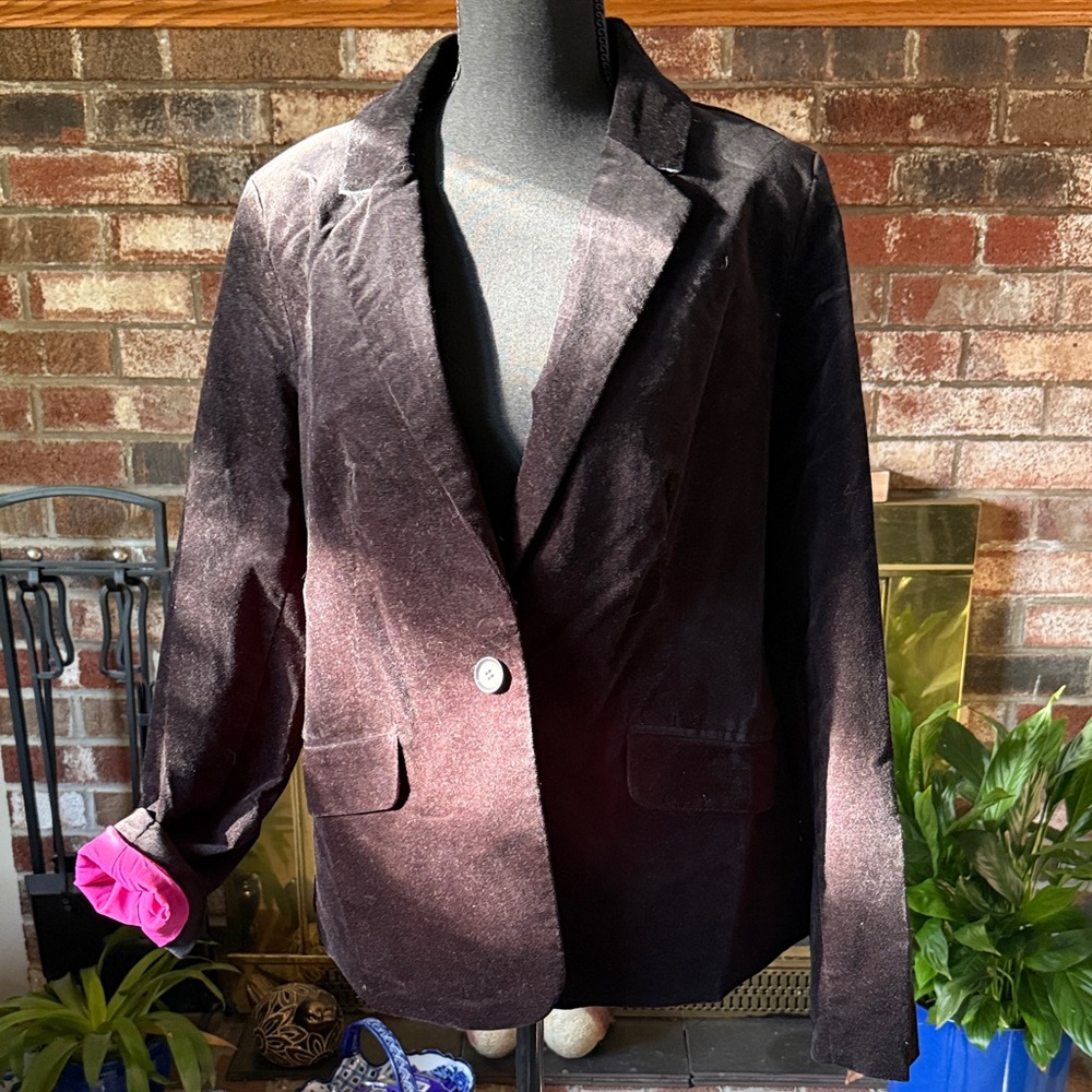 Elegant Velvet Women's Jacket #A